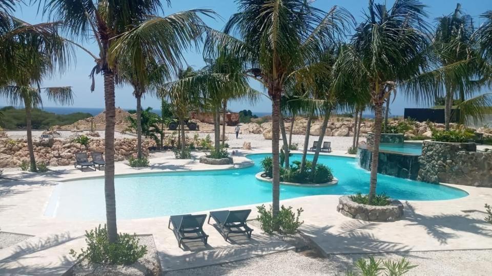 Blue Bay Penthouse Reef 5, Beach Golf Pool Dive With Ocean View Dorp Sint Michiel Exterior foto
