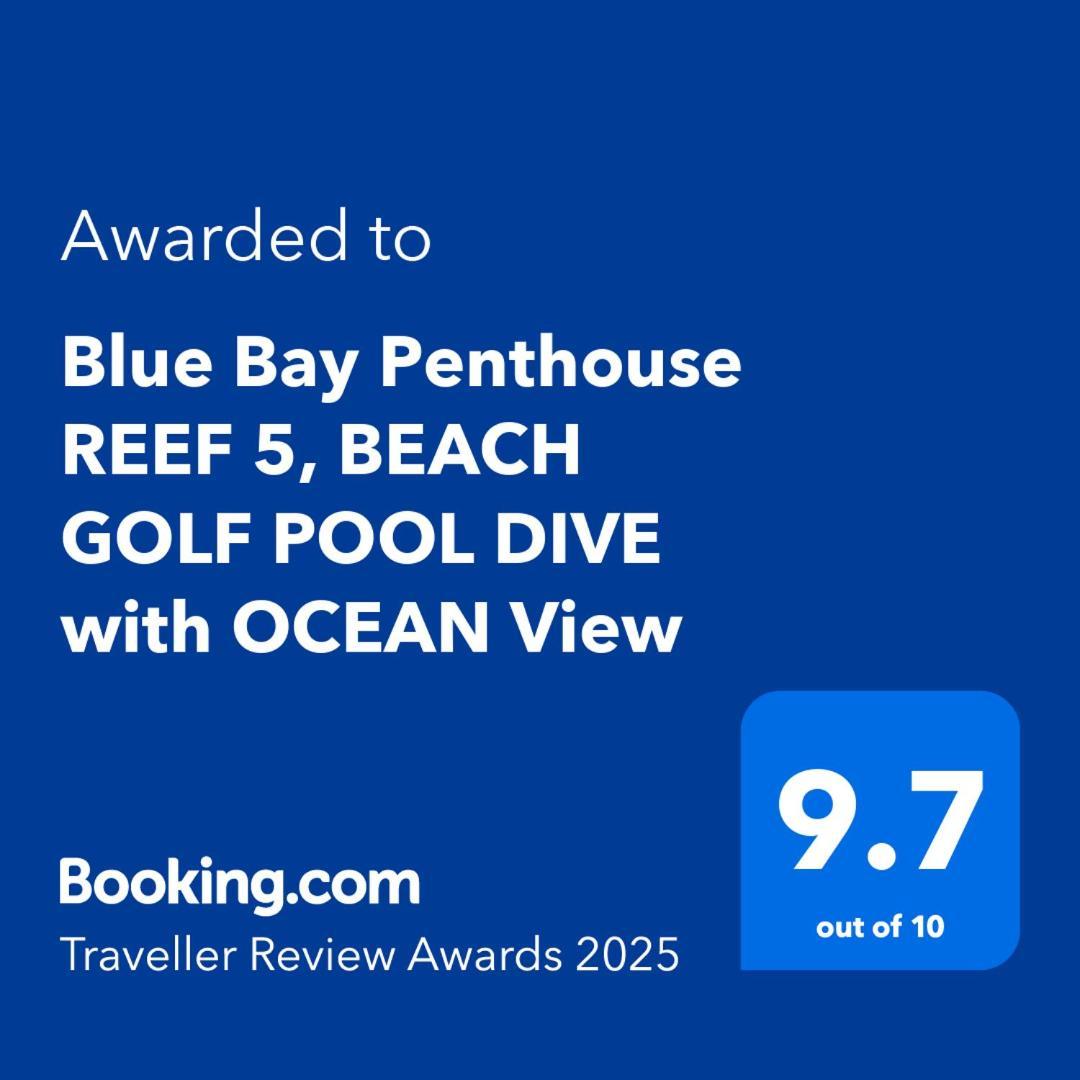Blue Bay Penthouse Reef 5, Beach Golf Pool Dive With Ocean View Dorp Sint Michiel Exterior foto
